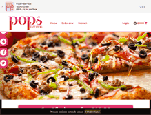 Tablet Screenshot of popsfastfood.com